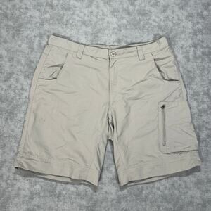 Redington grey lightweight activewear outdoor hiking shorts mens XL